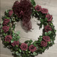 Rosy Burgundy Wreath