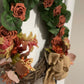 Autumn Rose Spread Wreath