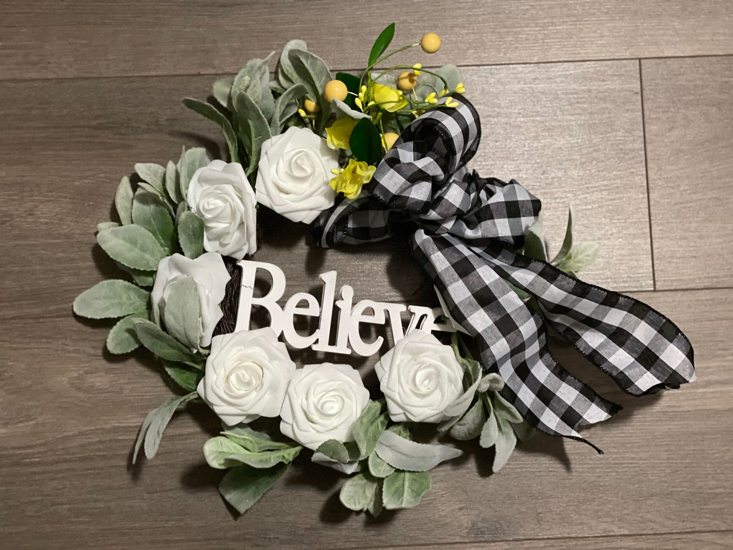 Believe Wreath