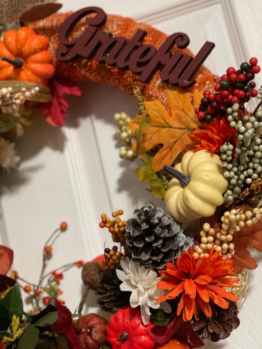 Grateful Harvest Wreath