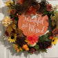 Thankful & Blessed Wreath