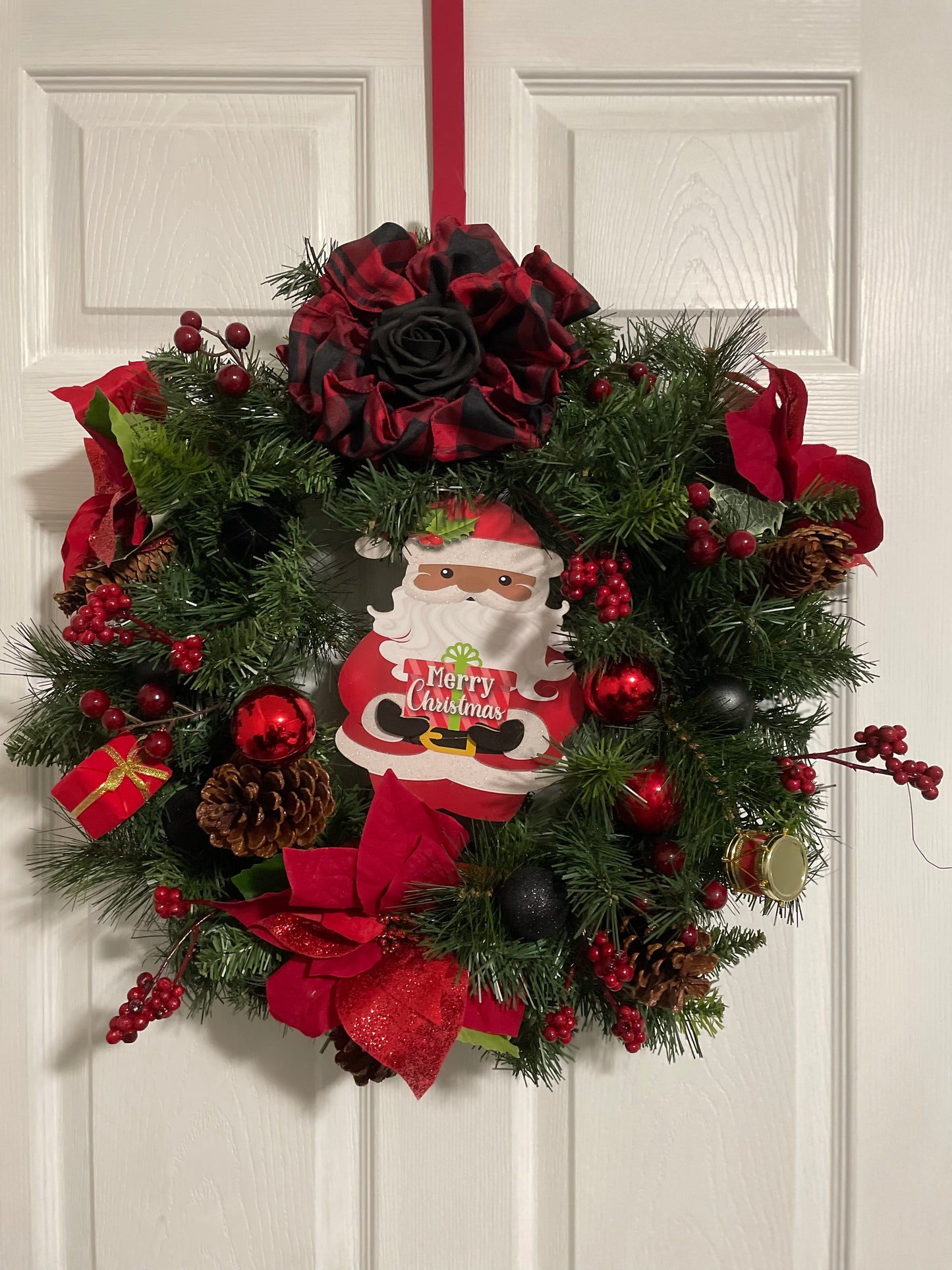 Merry Santa Wreath