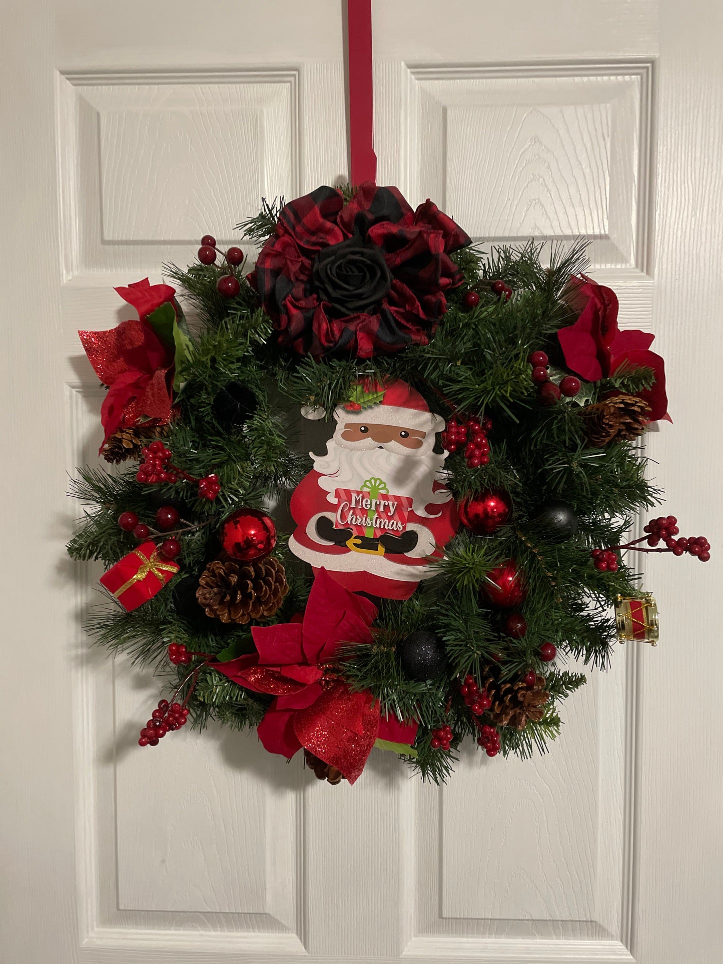 Merry Santa Wreath