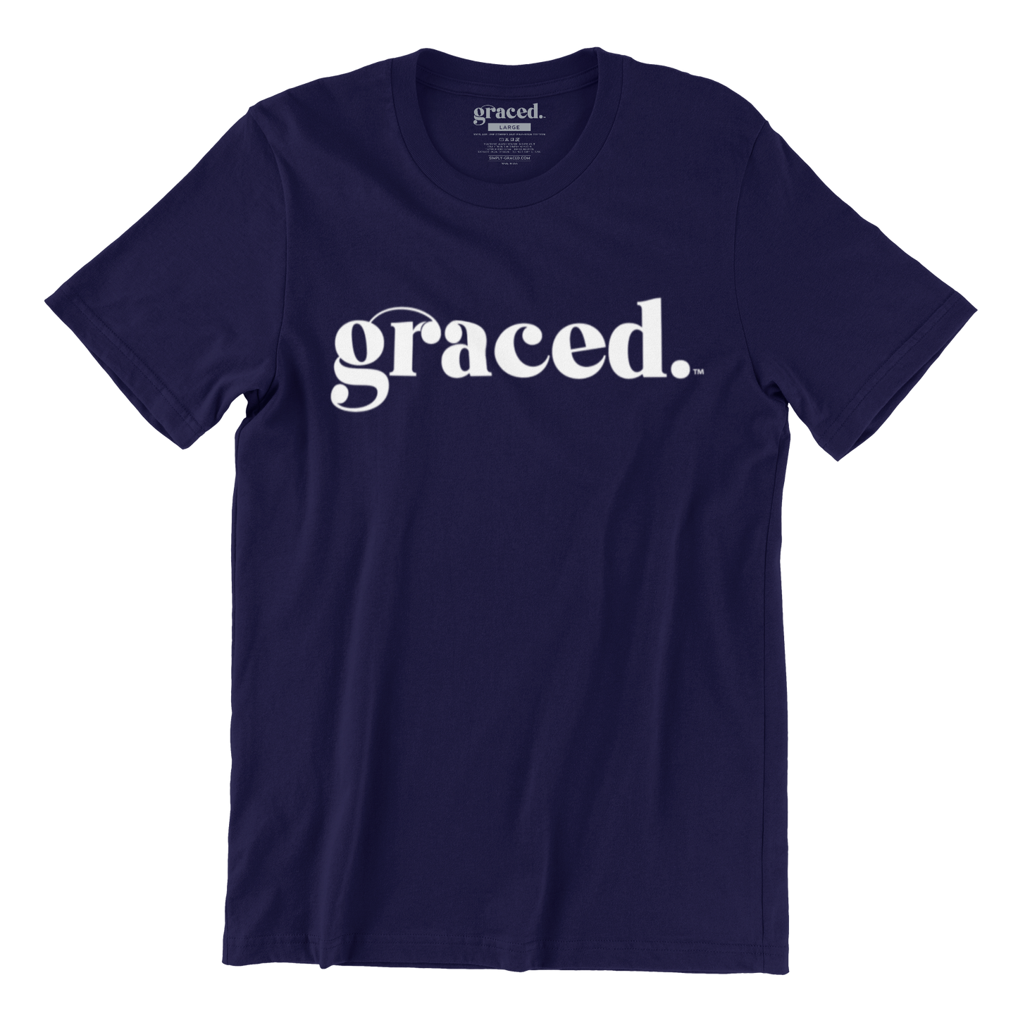 Graced Navy Tees