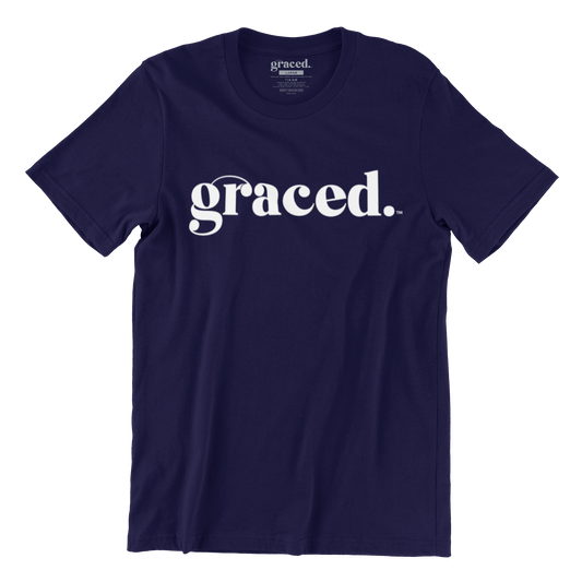 Graced Navy Tees