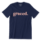 Graced Tee Navy/ Coral