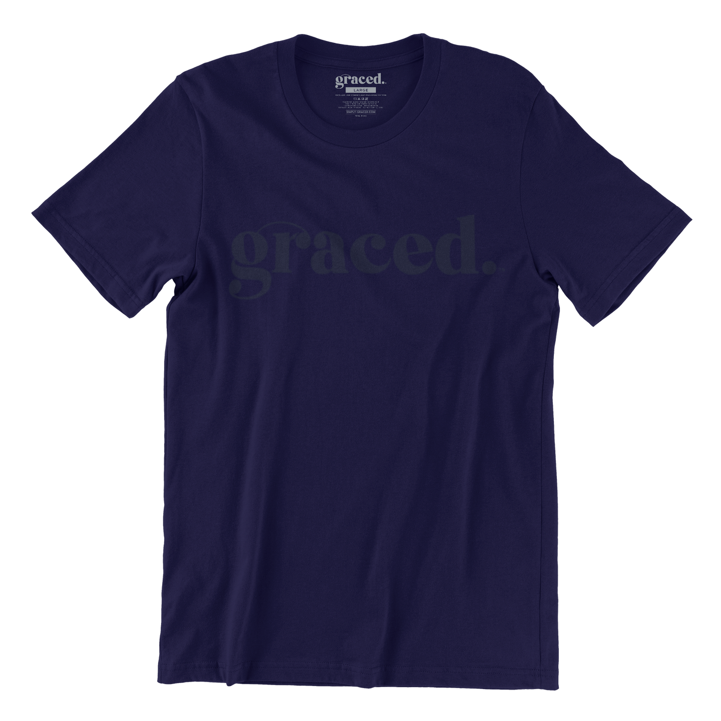 Graced Navy Tees