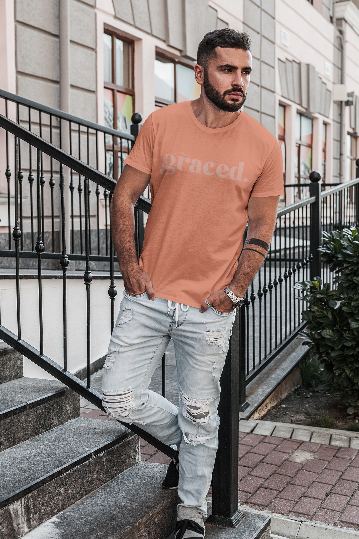 Graced Coral Logo Tee